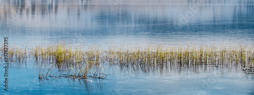 Panorama of lake. photo