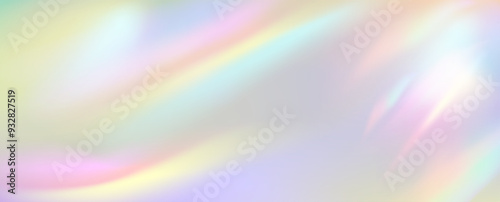 Crystal glare lenses reflection effect. Prism Blurred Iridescent Holographic flare Rainbow light Refraction texture Overlay effect. Vector Shadows light boken, transparent background. Reflection, 