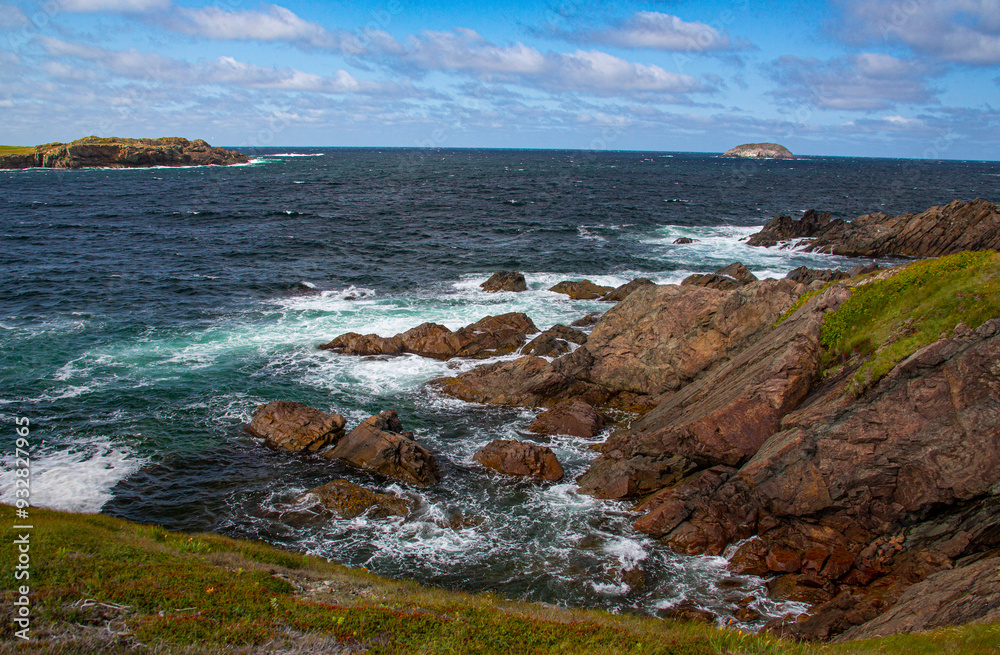 Canada, Newfoundland and Labrador. Bonavista coastline Canada, Newfoundland and Labrador. Bonavista coastline