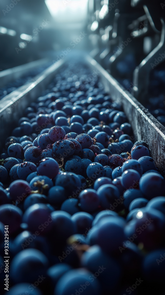 Obraz premium Grape Crushing for Wine Making