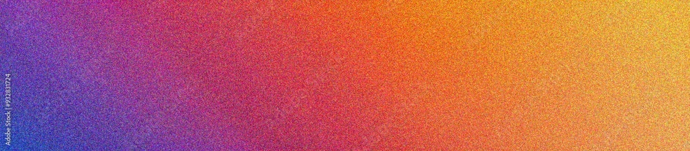 Fototapeta premium blue, red, orange, yellow, purple grainy background, noisy pastel color gradient banner, textured poster header cover backdrop design