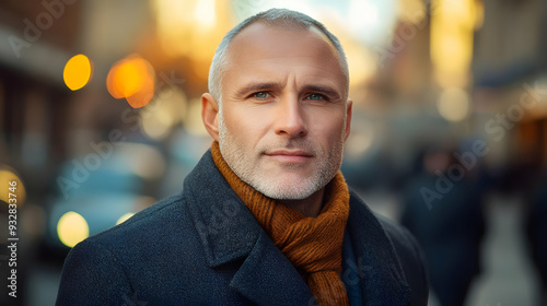 A middle-aged man in a gray...