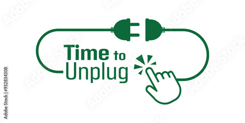 unplug icon on white background	