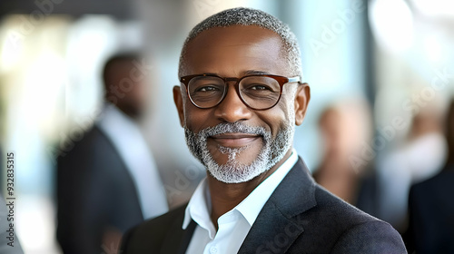 A portrait of a smiling, ma...