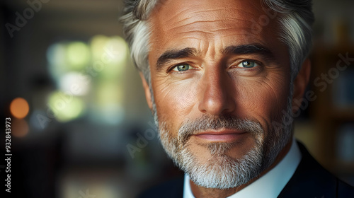 Close-up portrait of a seri...