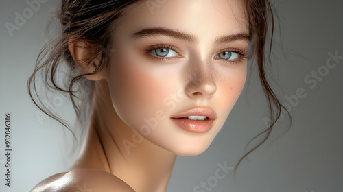 Close-up portrait of a youn...
