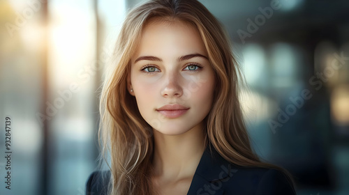 Close-up portrait of a youn...