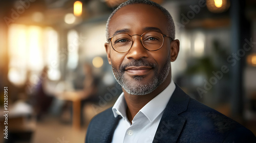 Confident businessman with ...