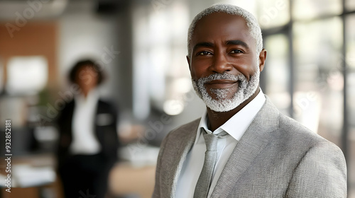 Confident businessman with ...