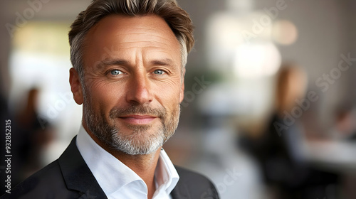 Confident businessman with ...