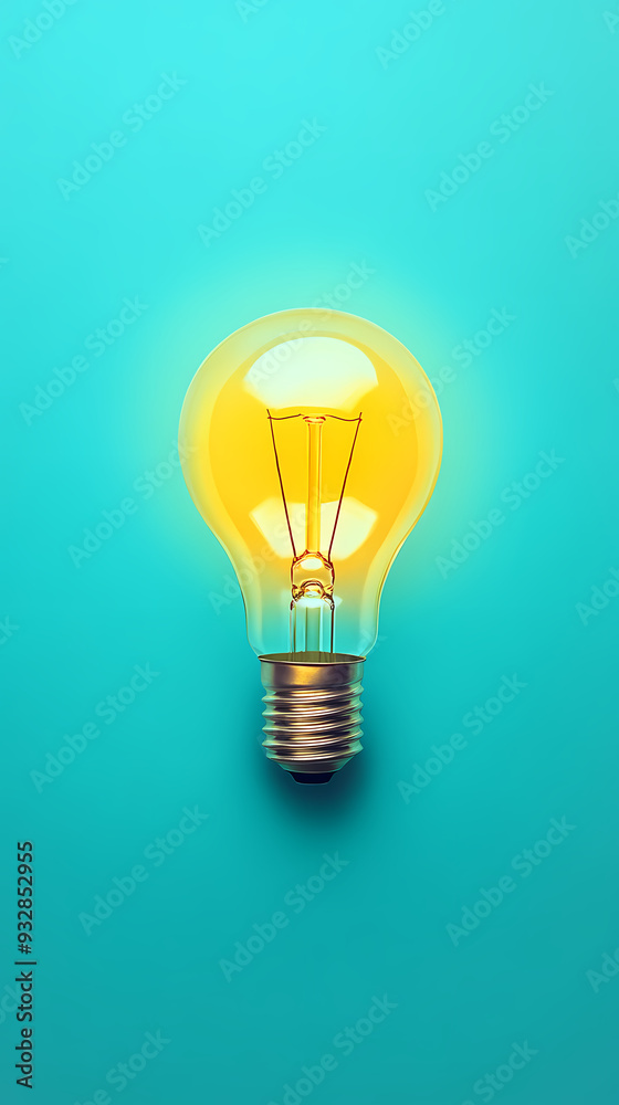 A light bulb, creative inspiration theme A light bulb, creative inspiration theme