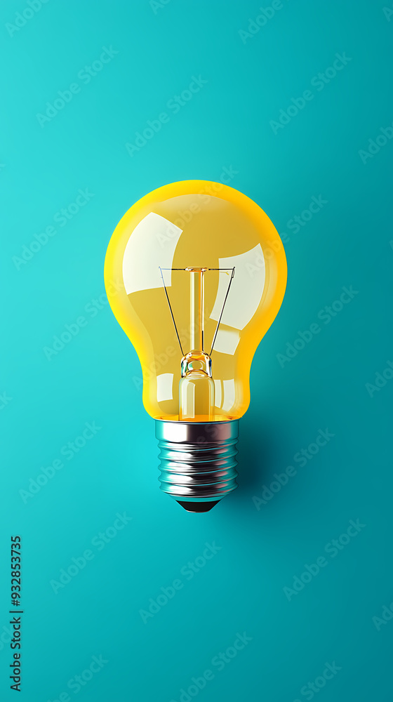 A light bulb, creative inspiration theme A light bulb, creative inspiration theme