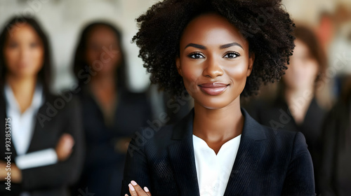 Confident businesswoman wit...