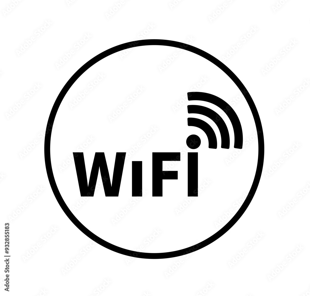including Wi-Fi signal symbols and an internet connectionic