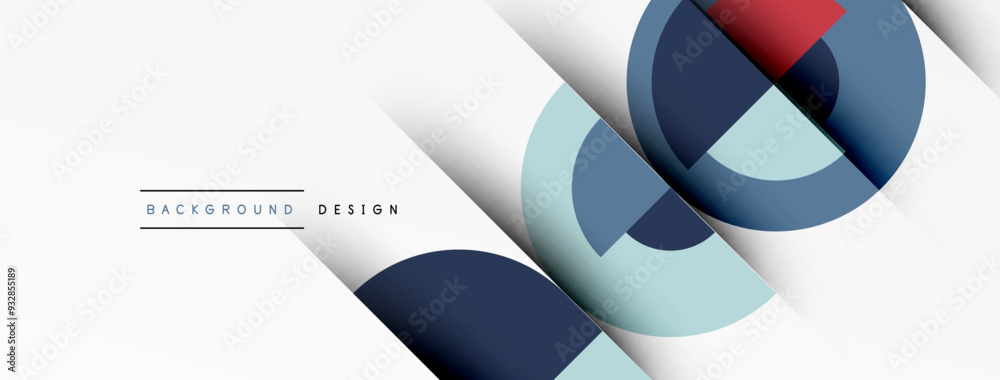 Geometric design abstract background - circles squares Geometric design abstract background - circles squares