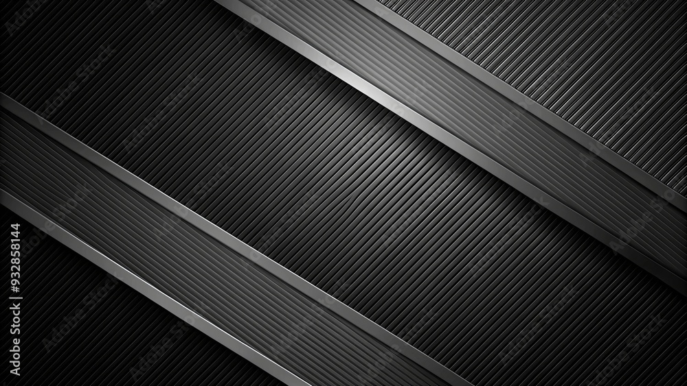 Black geometric background with dark gray diagonal lines and simple shapes, geometric, background, black, dark gray Black geometric background with dark gray diagonal lines and simple shapes, geometric, background, black, dark gray