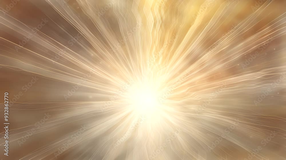 A Radiant, Golden Light Bursting Forth From a Central Point A Radiant, Golden Light Bursting Forth From a Central Point