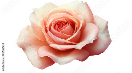 Exquisite Close-Up of a Blooming Pink Rose Captured in Stunning Detail and Elegance