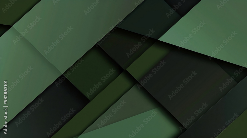 Abstract Green and Black Geometric Background. Abstract Green and Black Geometric Background.