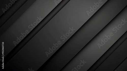 Abstract Black and Gray Diagonal Stripes Background