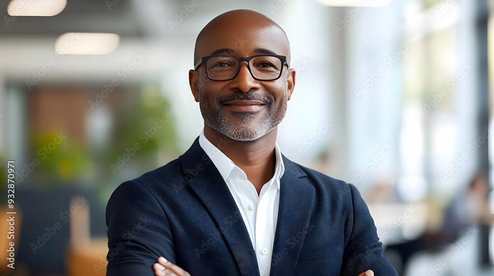 Portrait of a confident businessman in a suit, smiling and looking at the camera. Portrait of a confident businessman in a suit, smiling and looking at the camera.