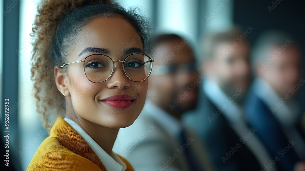 Diverse group of professionals engaged in a work conference showcasing teamwork and collaboration in a modern office environment : Generative AI Diverse group of professionals engaged in a work conference showcasing teamwork and collaboration in a modern office environment : Generative AI