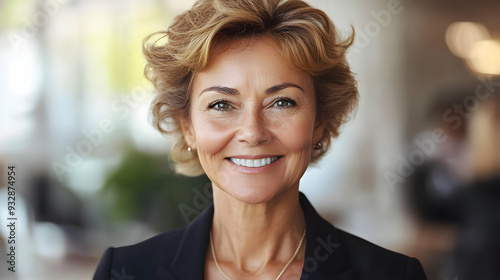 Portrait of a mature woman ...