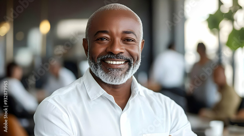 Portrait of a smiling matur...