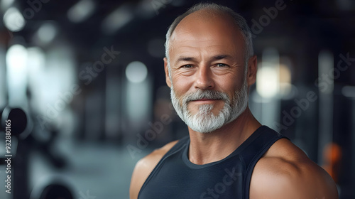 Portrait of a smiling matur...