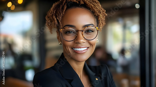 Portrait of a smiling woman...