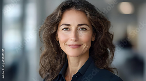 Portrait of a smiling woman...