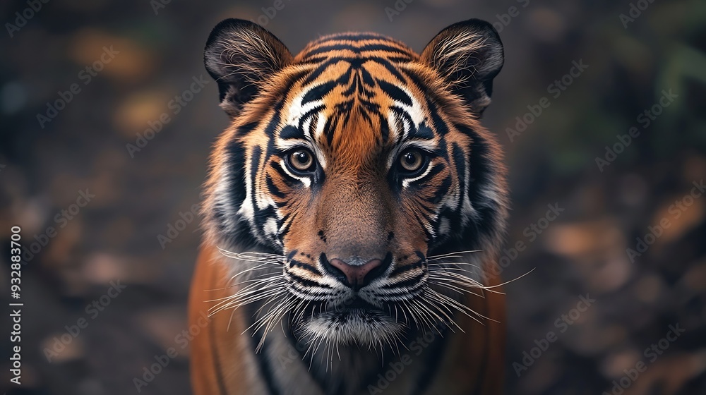 Fototapeta premium tiger at Jim Corbett national park : Generative AI