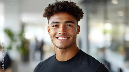 Portrait of a smiling young...