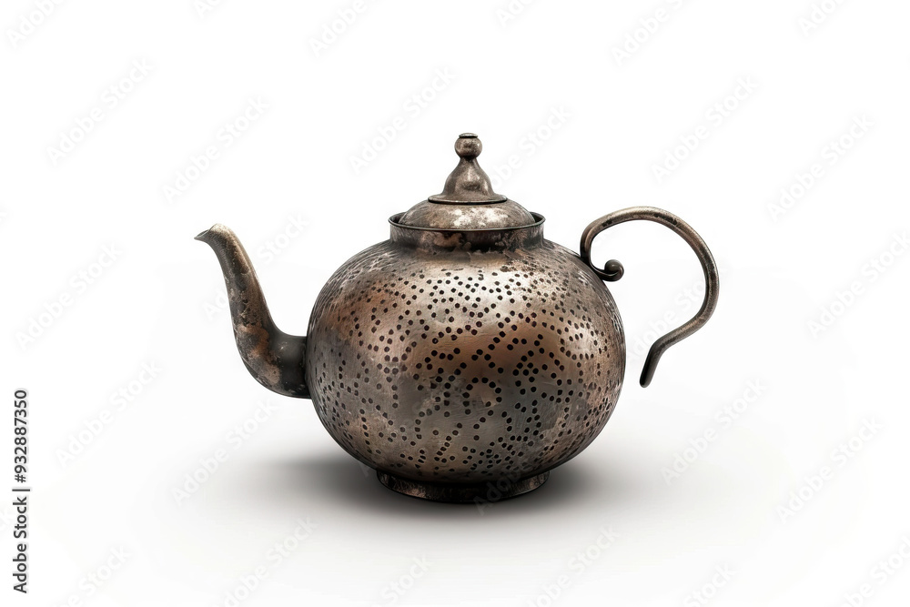 White ceramic teapot, pot, and stovetop kettle arranged as still life photography in a kitchen setting. Earthenware and pottery serveware on display. White ceramic teapot, pot, and stovetop kettle arranged as still life photography in a kitchen setting. Earthenware and pottery serveware on display.