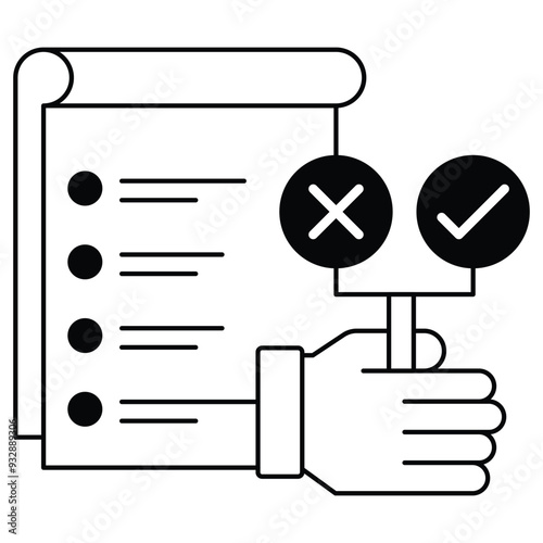 Consultation Log. This icon is ideal for representing consultation log, its purpose, and its applications in various contexts.