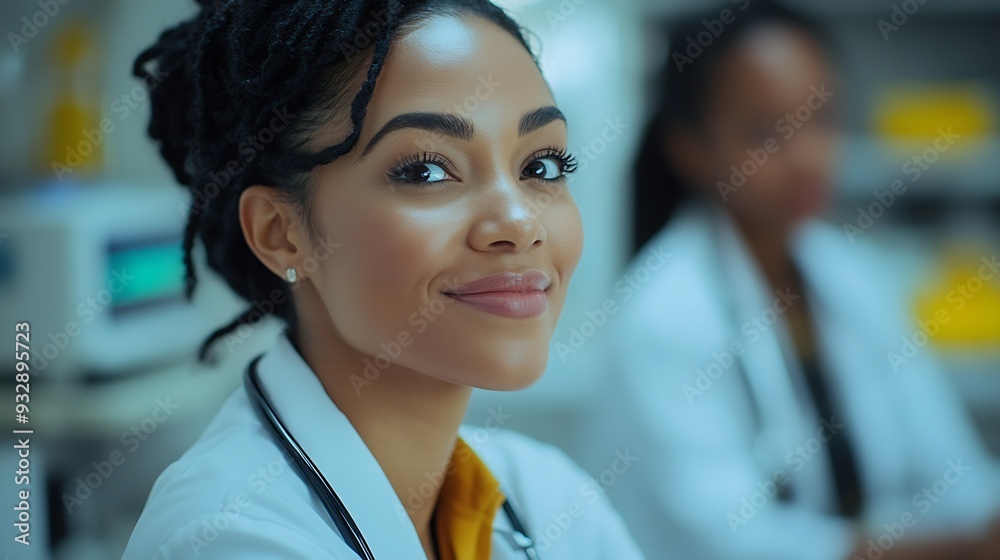 Image of heart rate monitor over diverse female doctor and healthworker discussing at hospital Medical healthcare and research science technology concept : Generative AI Image of heart rate monitor over diverse female doctor and healthworker discussing at hospital Medical healthcare and research science technology concept : Generative AI