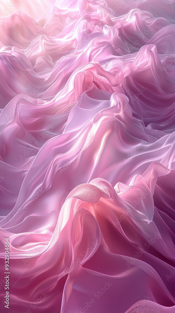 Fototapeta premium Smooth Abstract in Pink