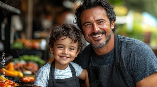 portrait of father,son outdoors,garden barbecue grilling-standard-scale-_x.jpeg