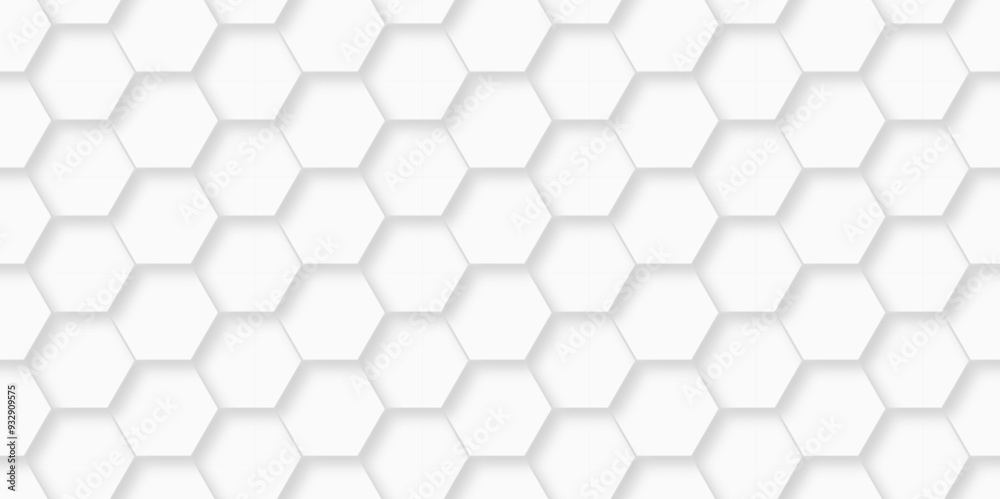 Abstract White Hexagonal Background. Luxury White Pattern. Vector Illustration. 3D Futuristic abstract honeycomb mosaic white background. geometric mesh cell texture. modern futuristic wallpaper. Abstract White Hexagonal Background. Luxury White Pattern. Vector Illustration. 3D Futuristic abstract honeycomb mosaic white background. geometric mesh cell texture. modern futuristic wallpaper.