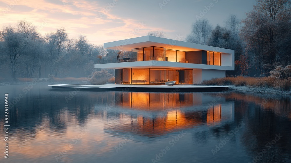 Modern Architecture by the Lake