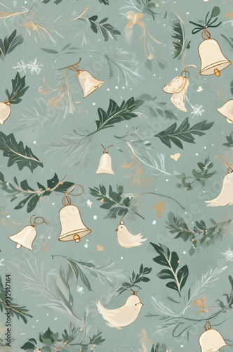 Soft colored Christmas theme background
