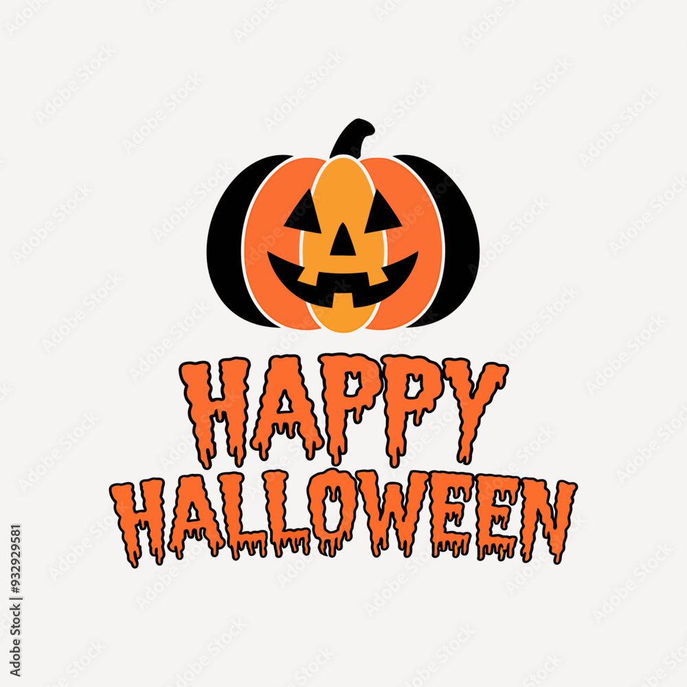 Happy Halloween t shirt design typography on an isolated white background Happy Halloween t shirt design typography on an isolated white background