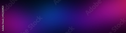 Abstract background with blue and pink gradient shapes, fluid organic forms, wavy lines, dark background