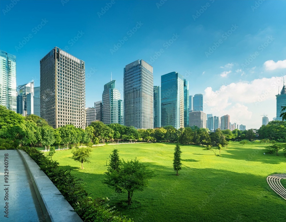 Rooftop terrace mockup, sparse modern furniture, city skyline view of Bangkok Thailand Rooftop terrace mockup, sparse modern furniture, city skyline view of Bangkok Thailand