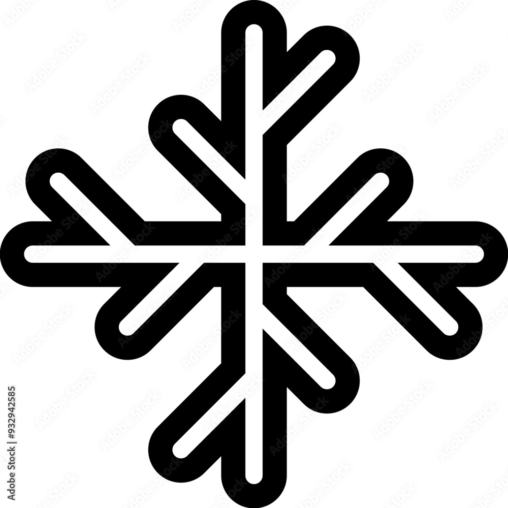 Obraz premium Snowflake