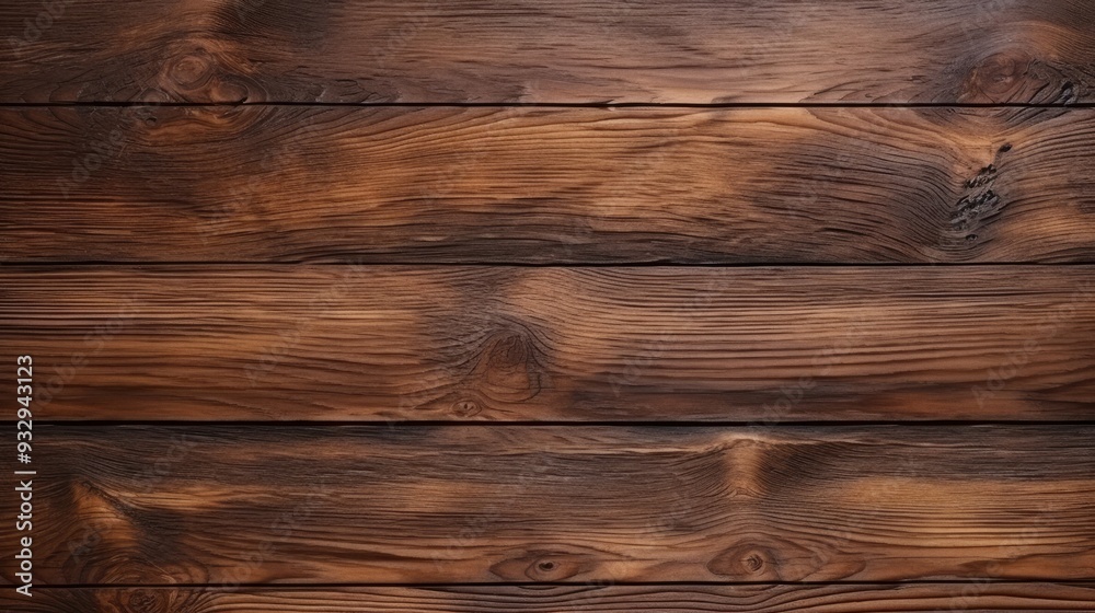 Naklejka premium Old dark wood texture surface top view background