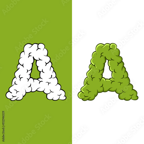Premium vector letter a design illustration