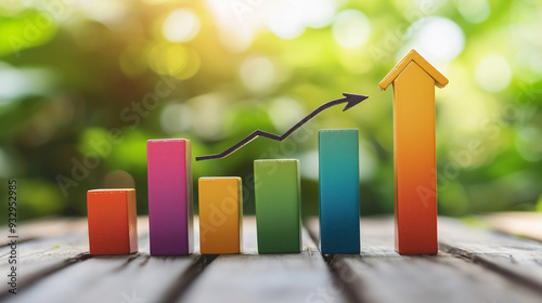Financial growth concept