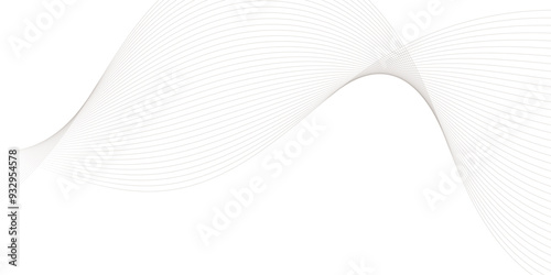 3d slim waves curves vector abstract wallpaper for desktop