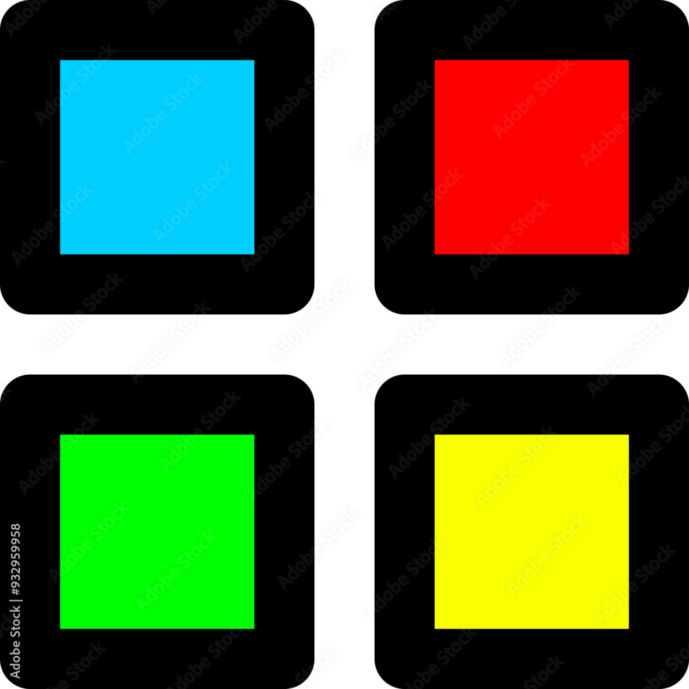 Naklejka premium Applications